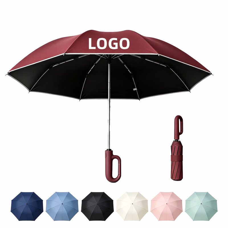 Auto Open Black Glue Umbrella