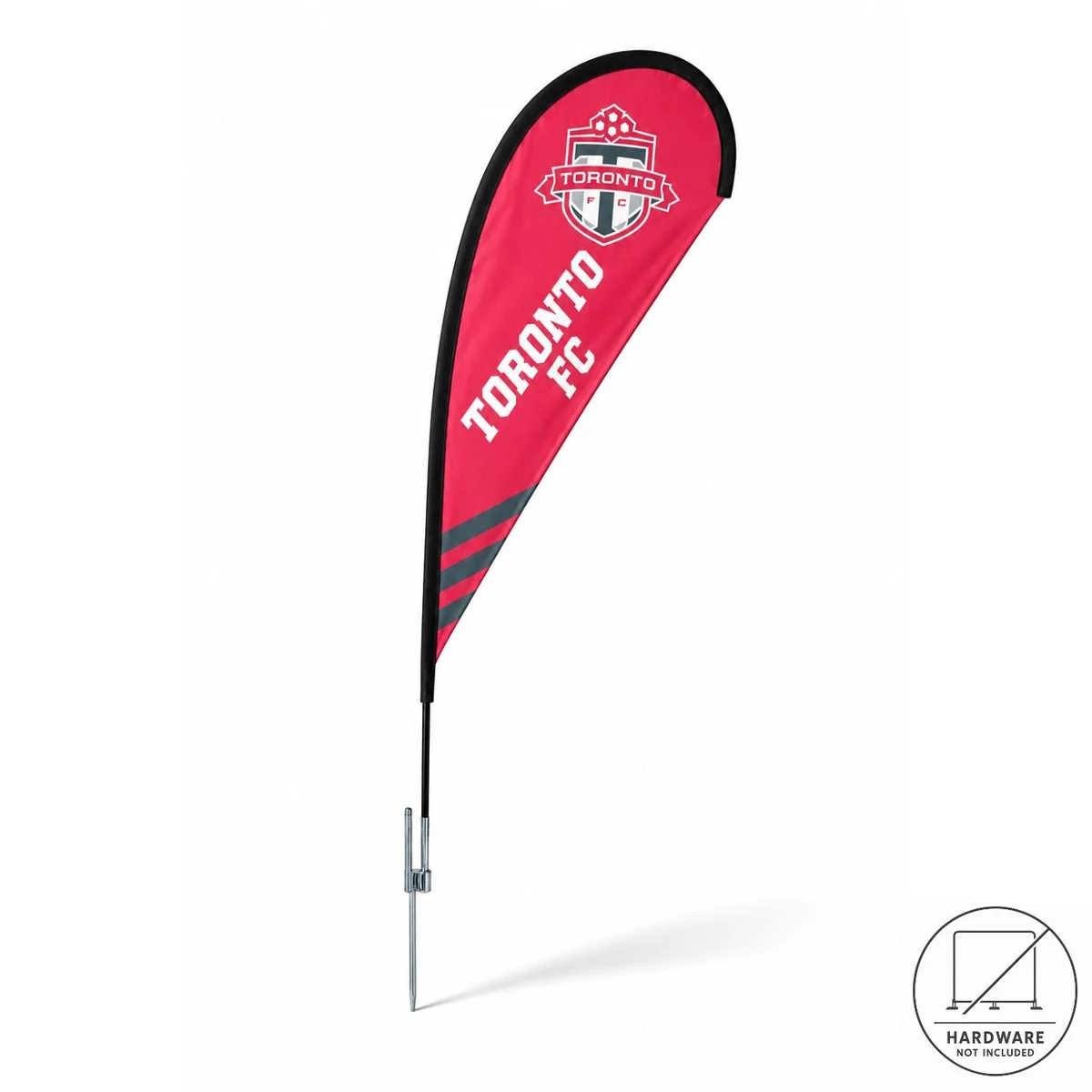 Replacement Flag for 7.5' Small Tear Drop Flag Kit, Full Color Graphics Double Sided 1