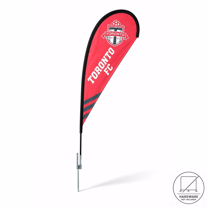 Replacement Flag for 7.5' Small Tear Drop Flag Kit, Full Color Graphics Double Sided