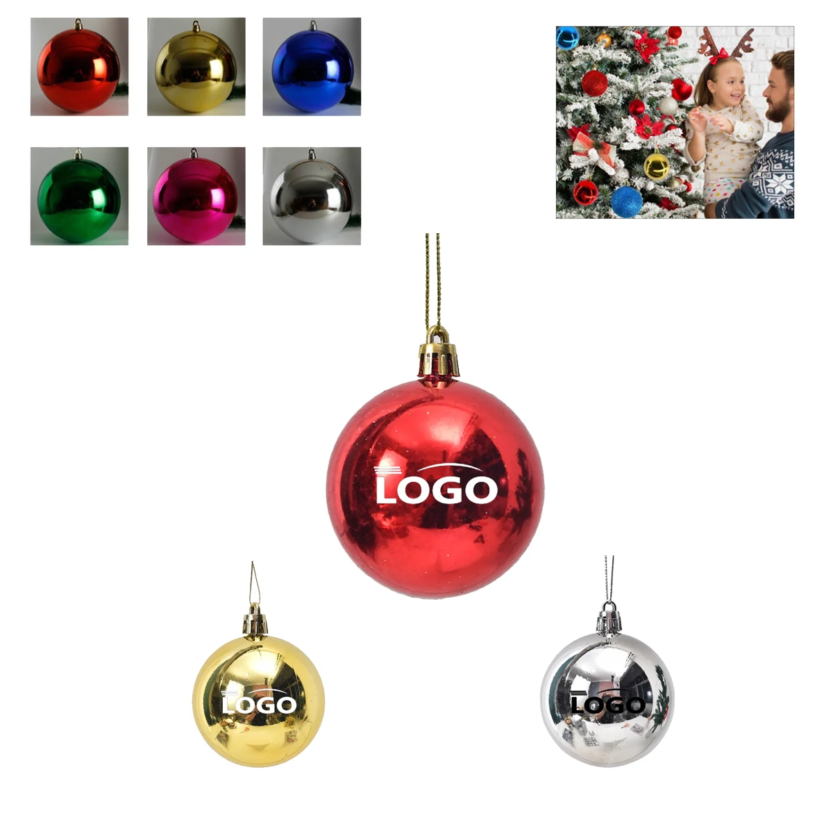 Customizable Christmas Tree Decoration Ball 1