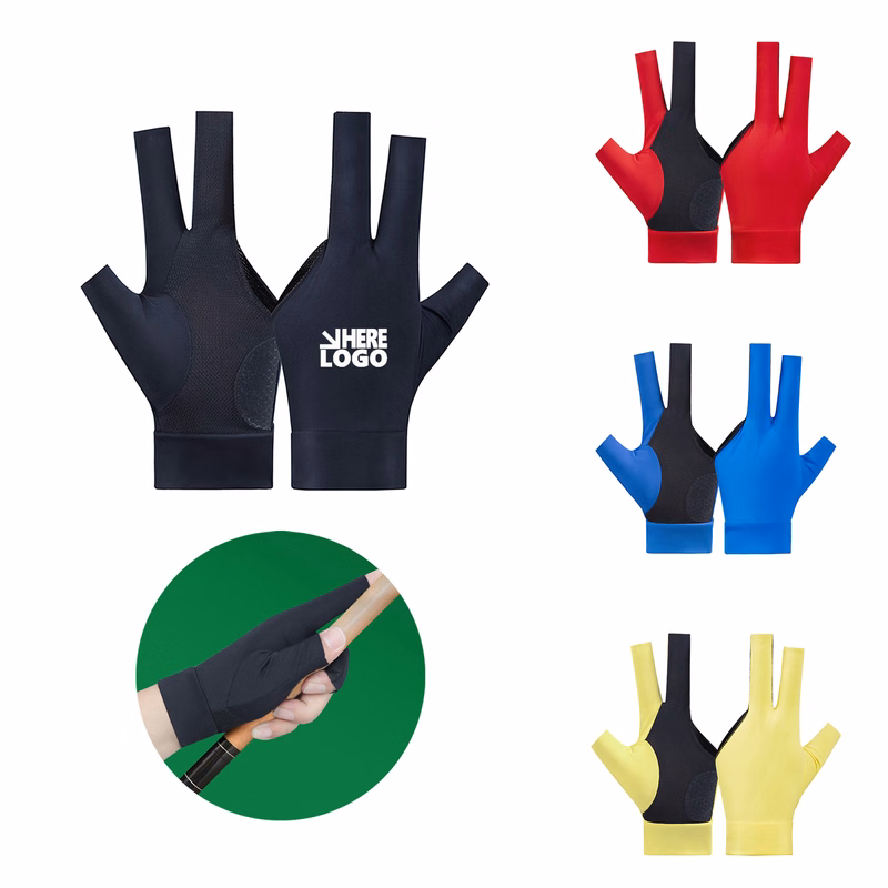 Three-Finger Billiard Gloves