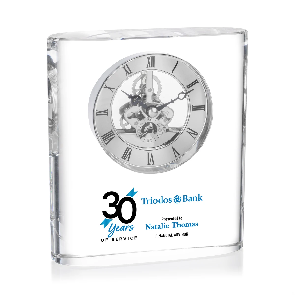 Adams VividPrint™ Clock - Silver 1