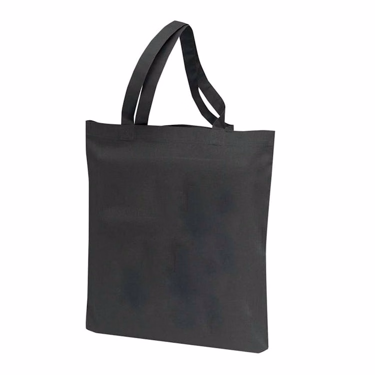 Cotton Tote Bag - 16" Black