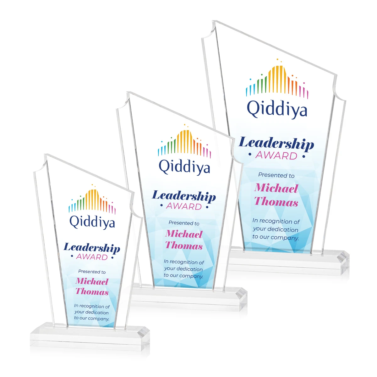 Dunstable VividPrint™ Award - Clear 1