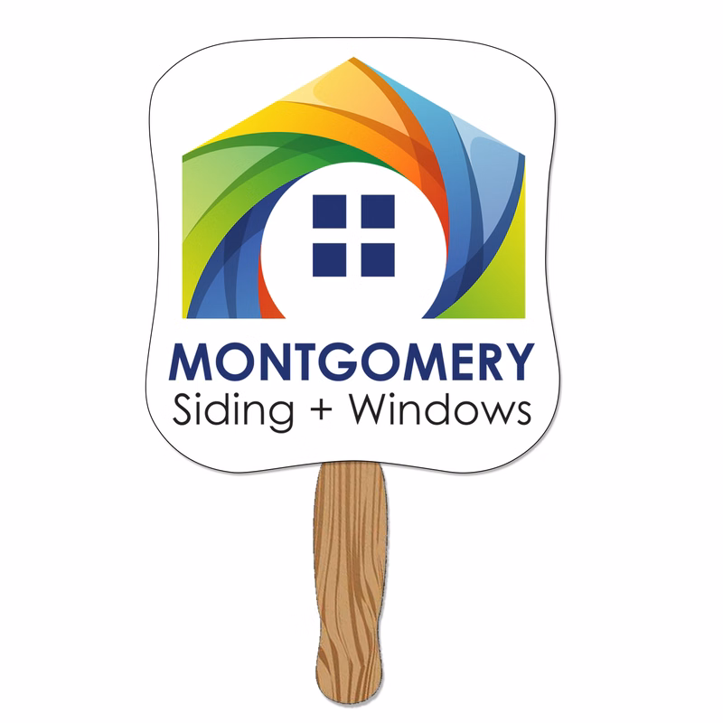 Hand Held Paper Fan - Rectangle