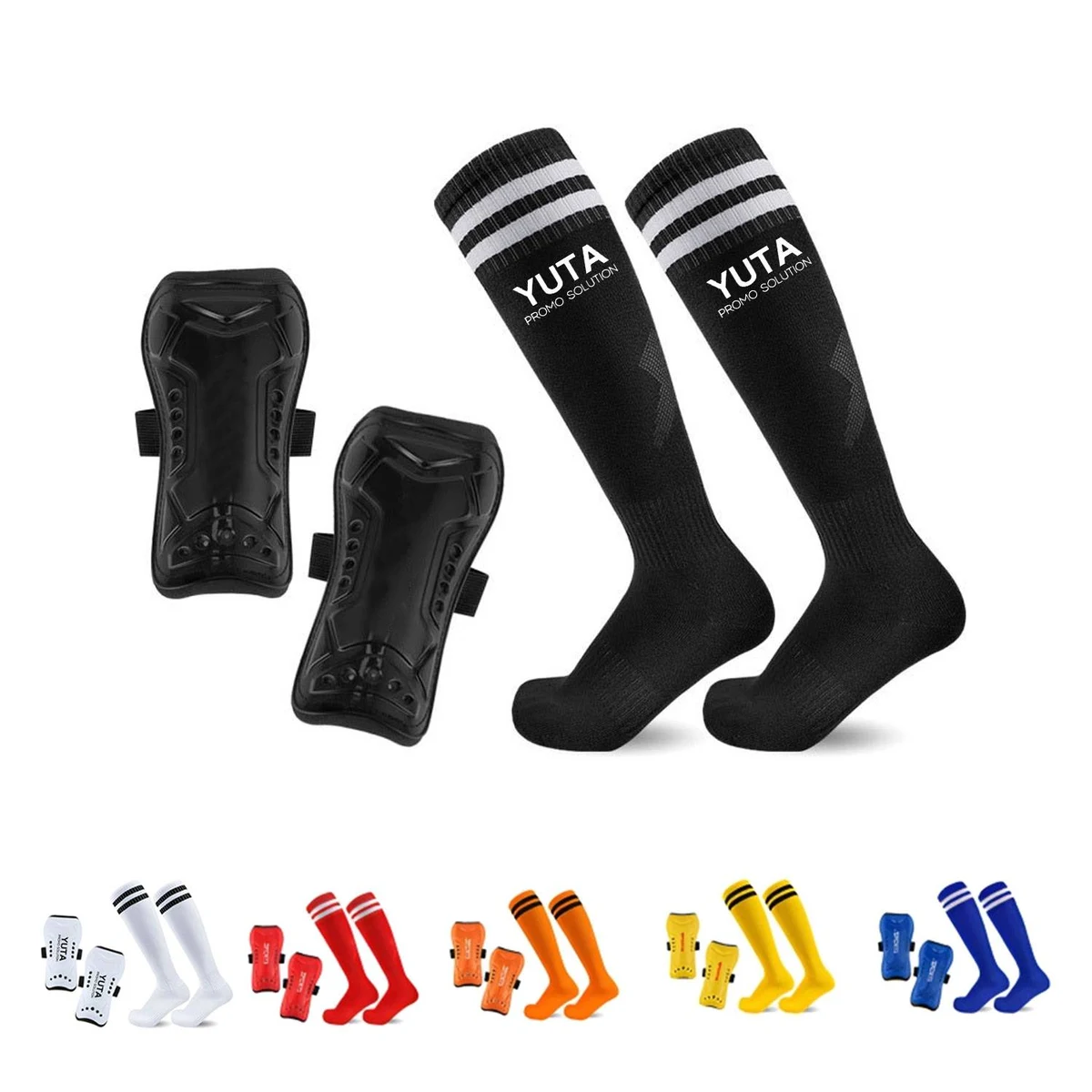 Shin Guard with Socks 1