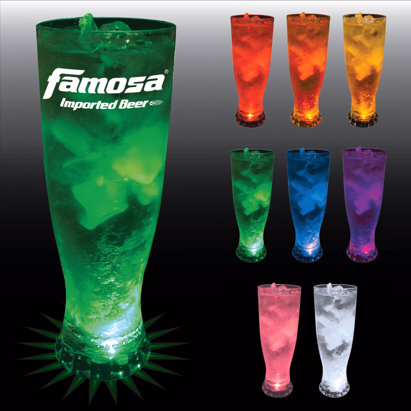 22oz Single Light Tall Fluted Plastic Pilsner Cup