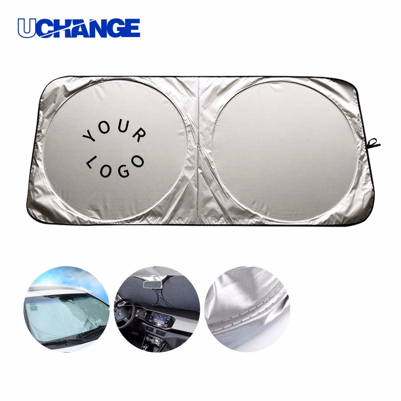 Reflective Car Windshield Sun Shade 59" x 27" for Vehicle Use