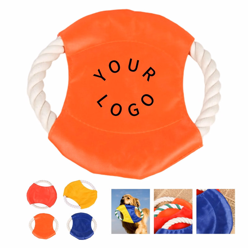 Rope Flyer Disc Pet Training Chew Durable