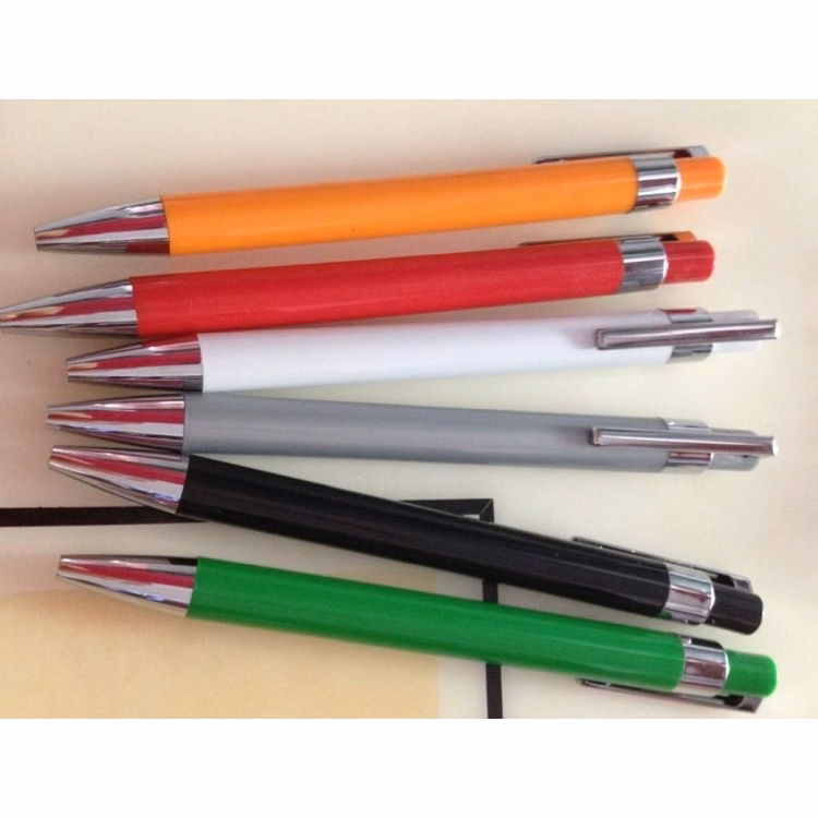 Customized Logo Promotional Plastic Retractable Ballpoint Pen Gel Pen