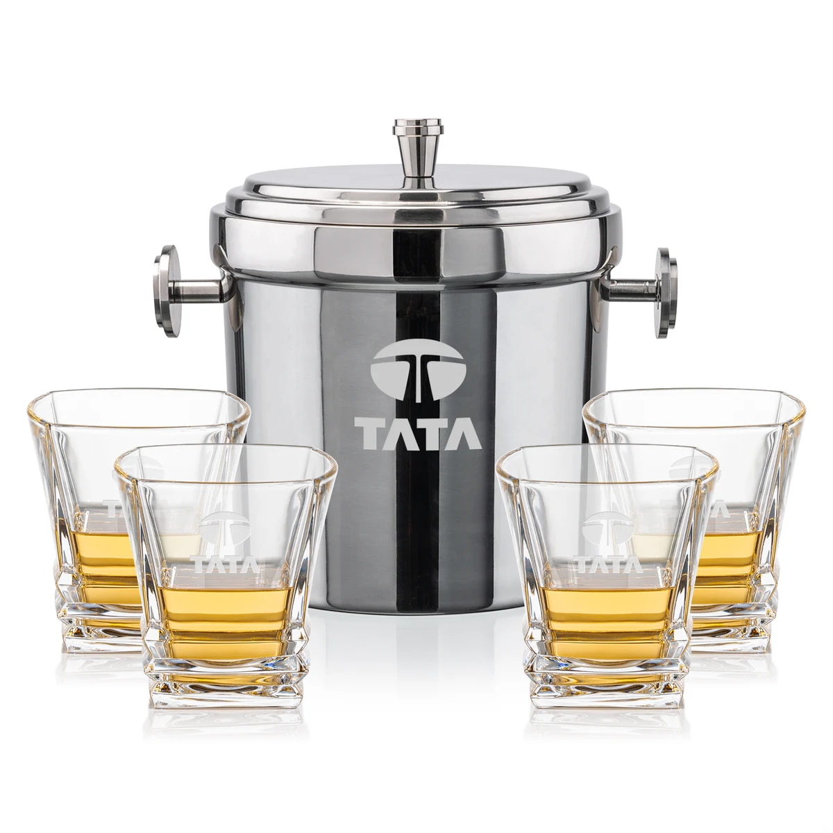 Milano Ice Bucket & Bentley On-the-Rocks Set 1