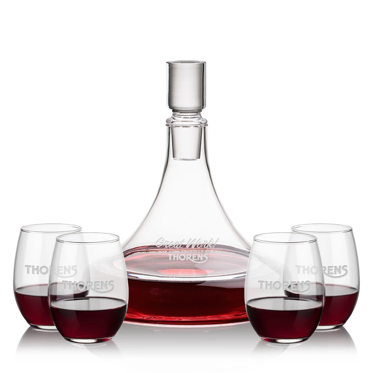 Ashby Decanter & Stanford Stemless Wine 1