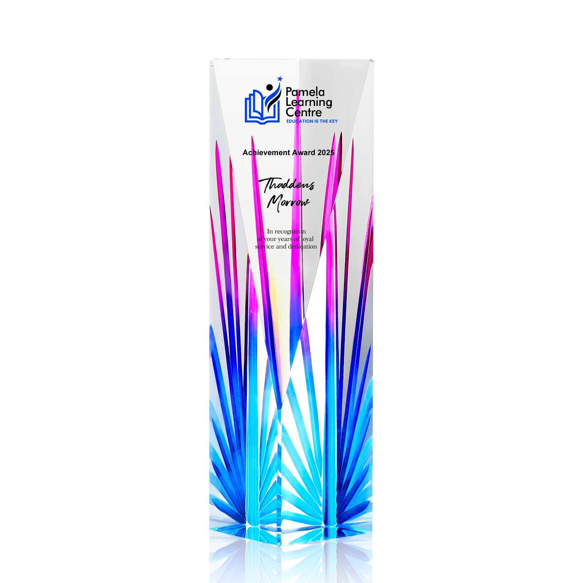 Elegant Faceted Crystal Vase 1