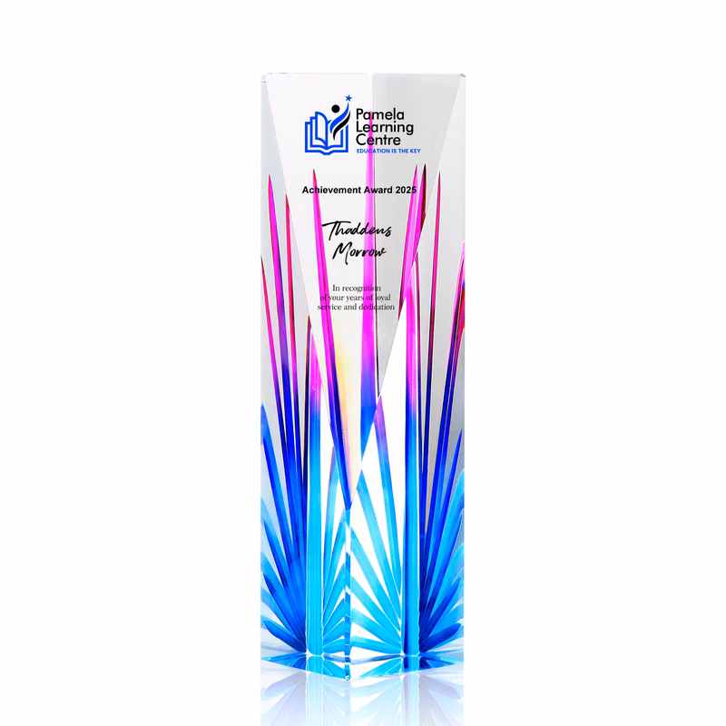 Elegant Faceted Crystal Vase