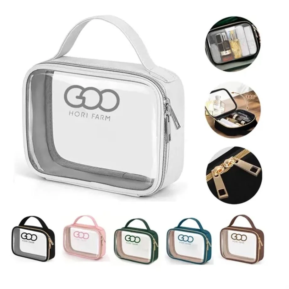 Clear Cosmetic Bags with Handles 1