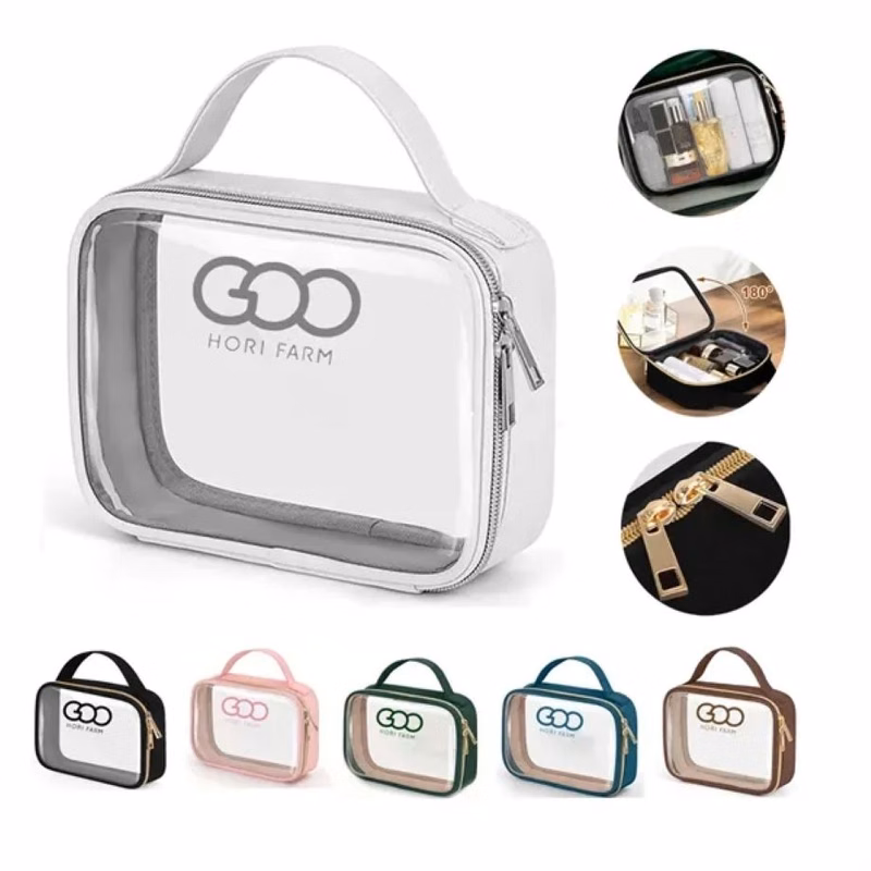 Clear Cosmetic Bags with Handles