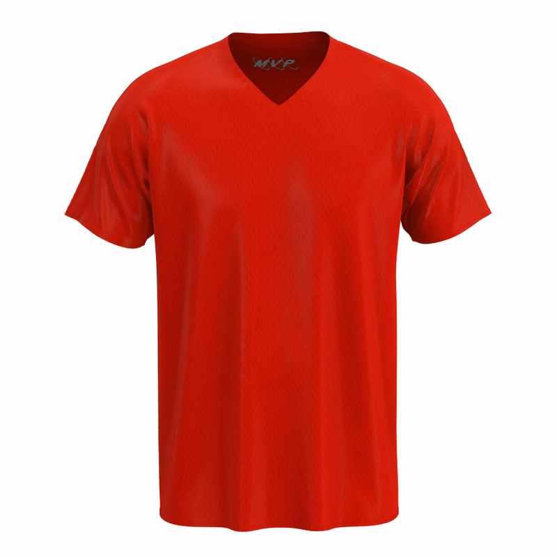 Raglan sleeve V-neck jersey