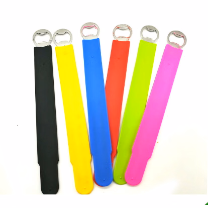 Silicone Slap Ring Bracelet Bottle Opener