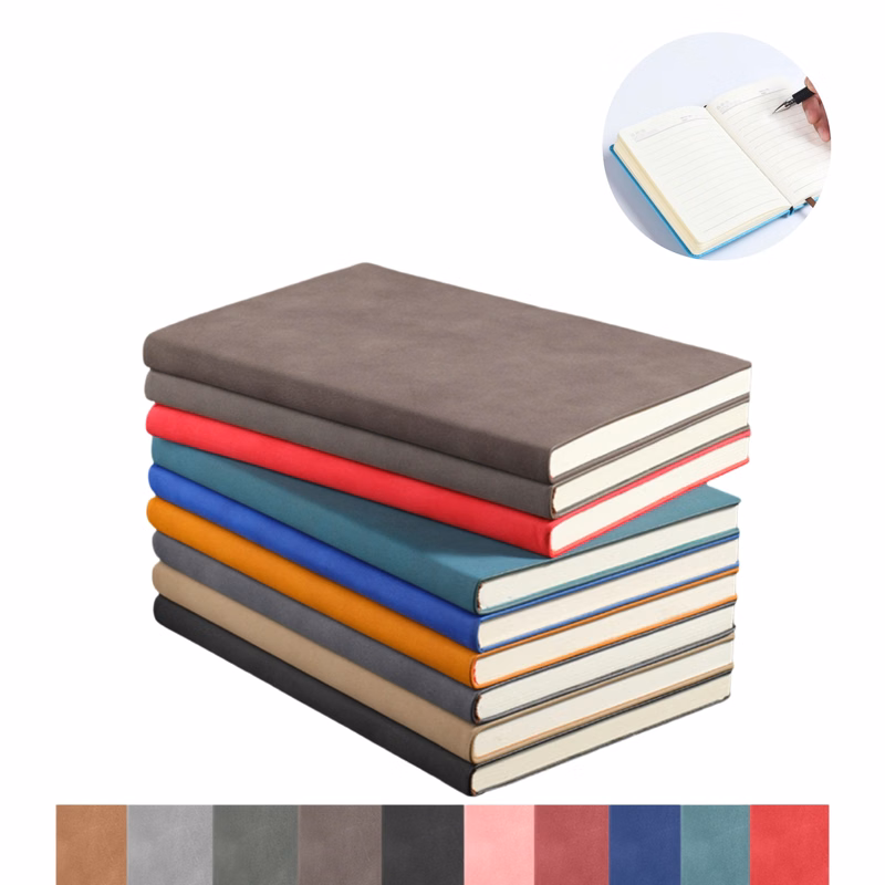 MOQ 50 Customizable Portable Sheepskin Business Notebook