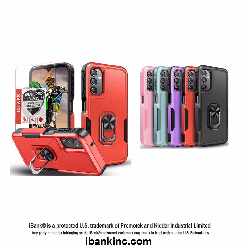 iBank ® Shockproof Case compatible with Galaxy A54/A55/A35/A71/A15/A16/A22