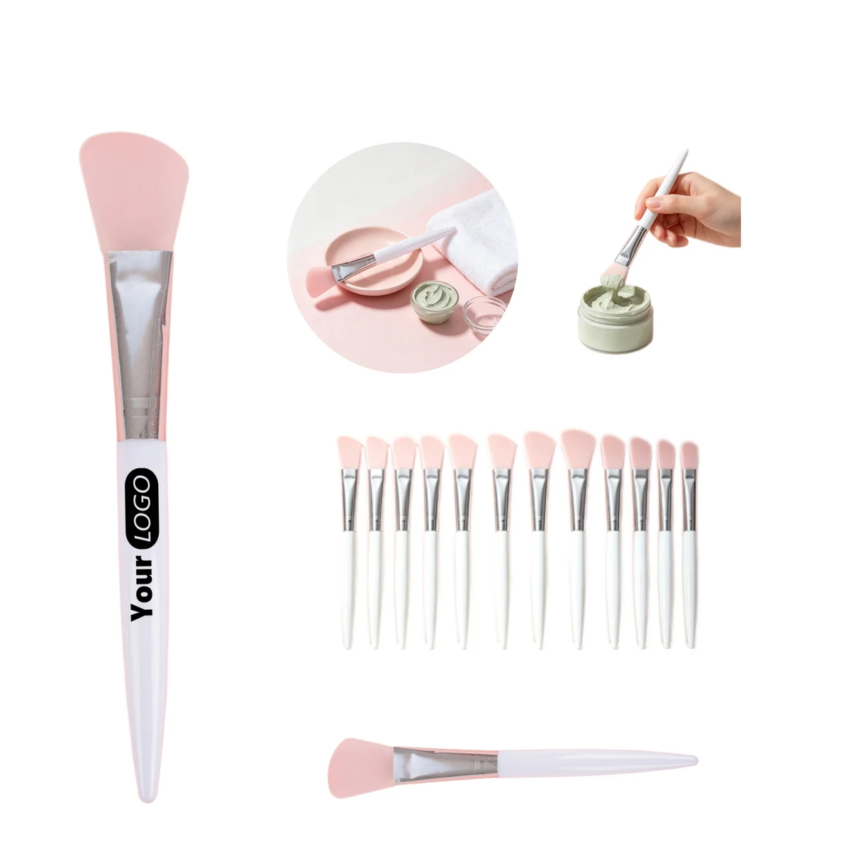 Custom Logo Facial Mud Mask Brush 1