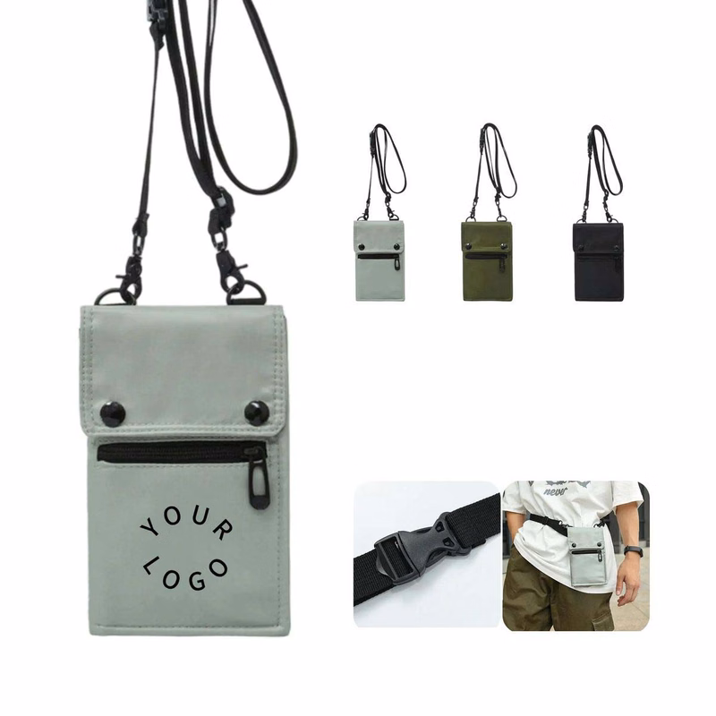 Travel Phone Bag with Durable Nylon Fabric