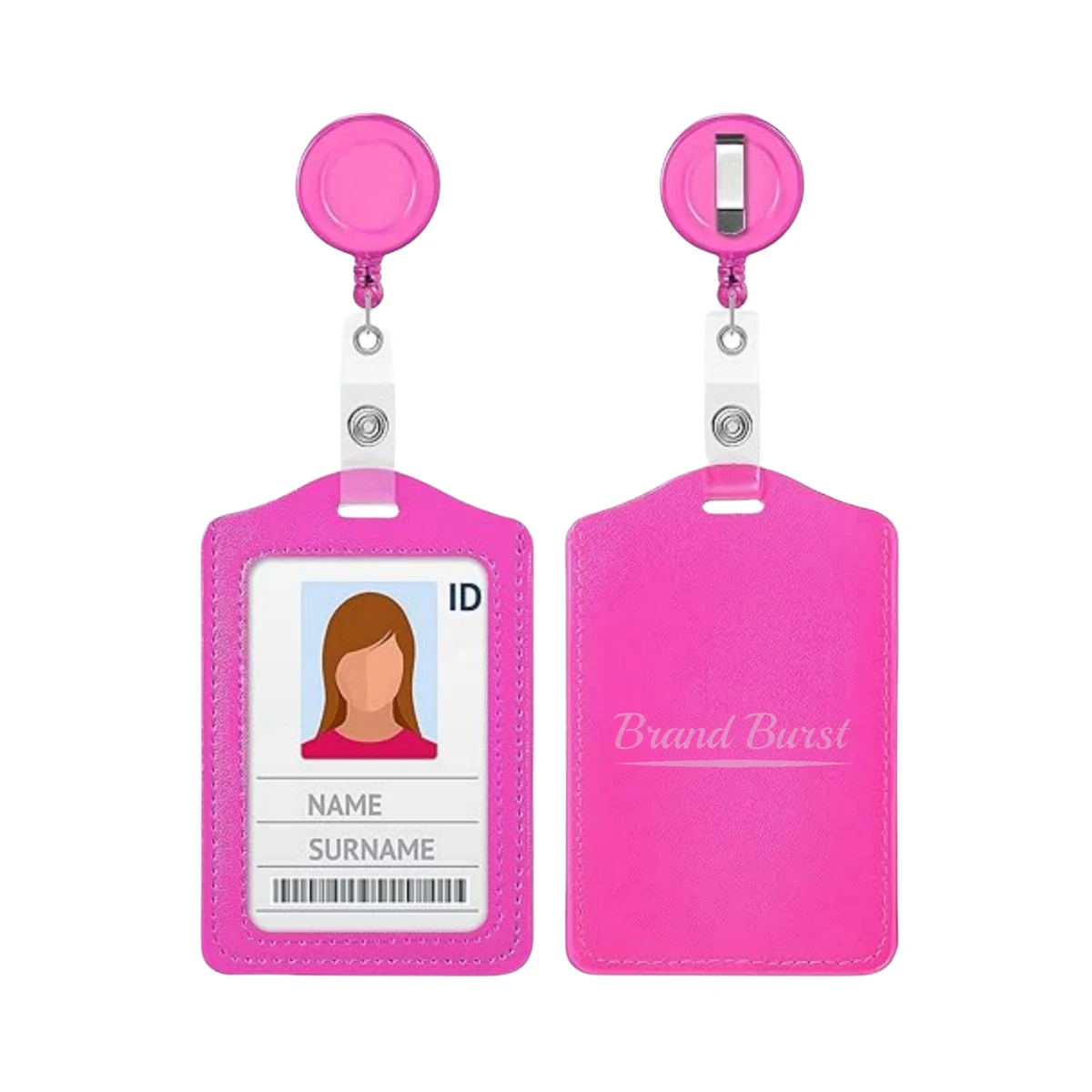 Multi-Color Name Badge Holder 1