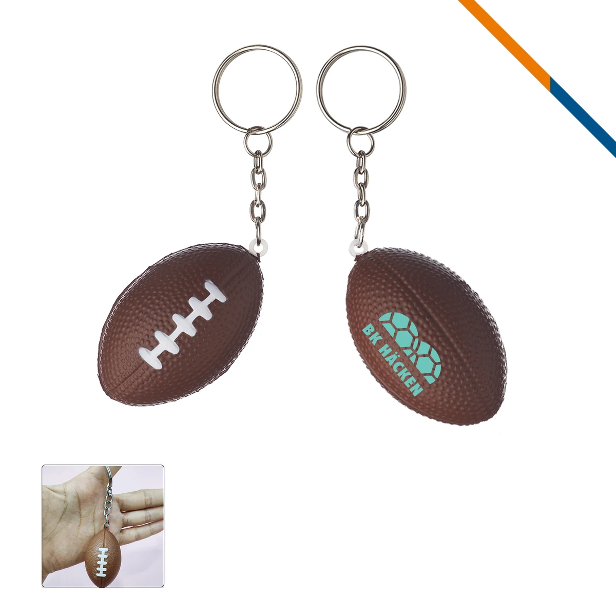 Toto Football Stress Holder Keychain 1