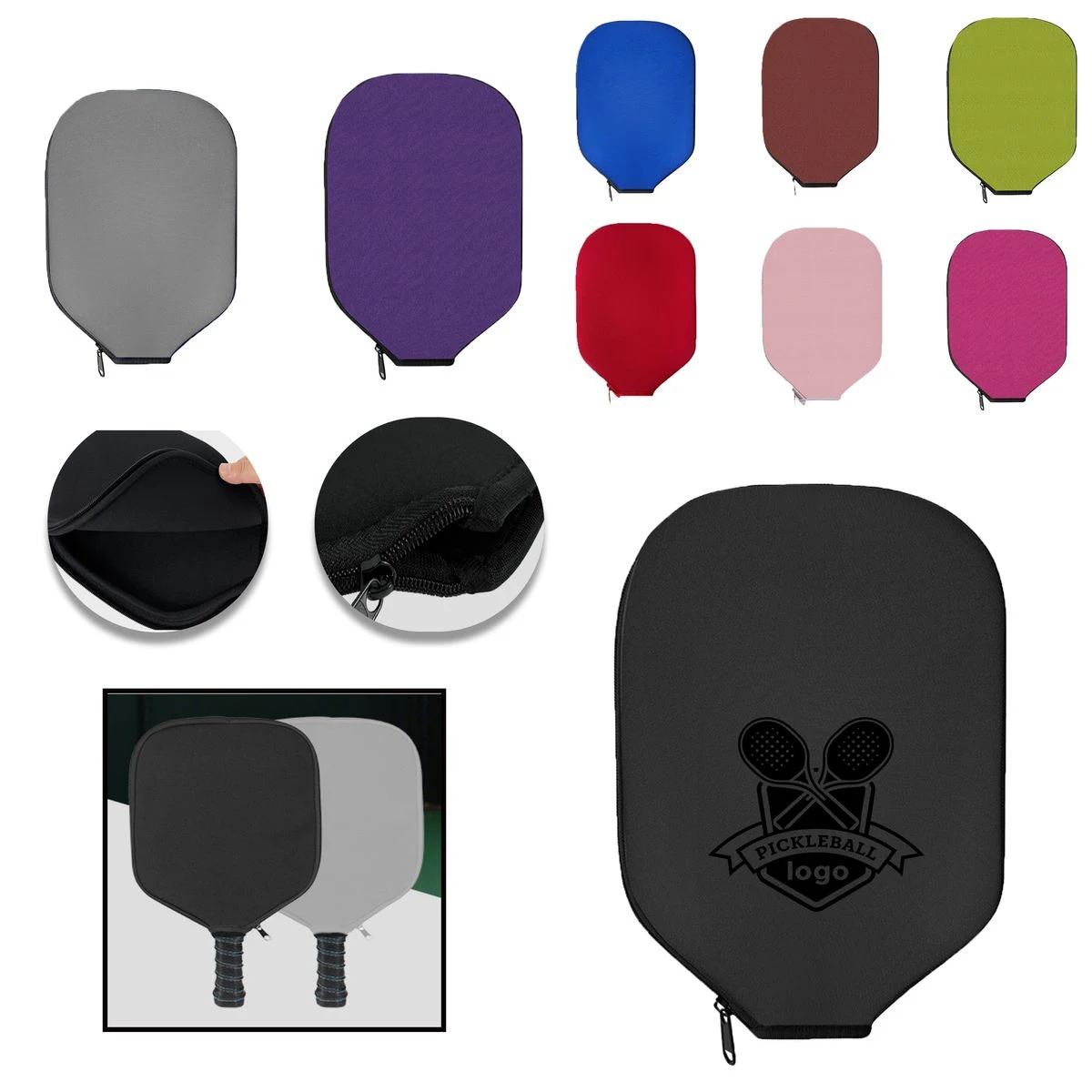 Soft Elastic Pickleball Paddle Protector 1