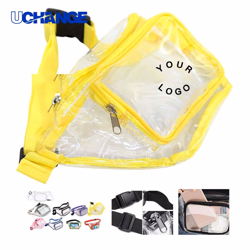 Waterproof PVC Waist Bag Organizer with Zipper Pockets