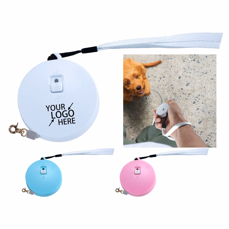 Automatic Retractable Traction Rope With Round Plastic Shell