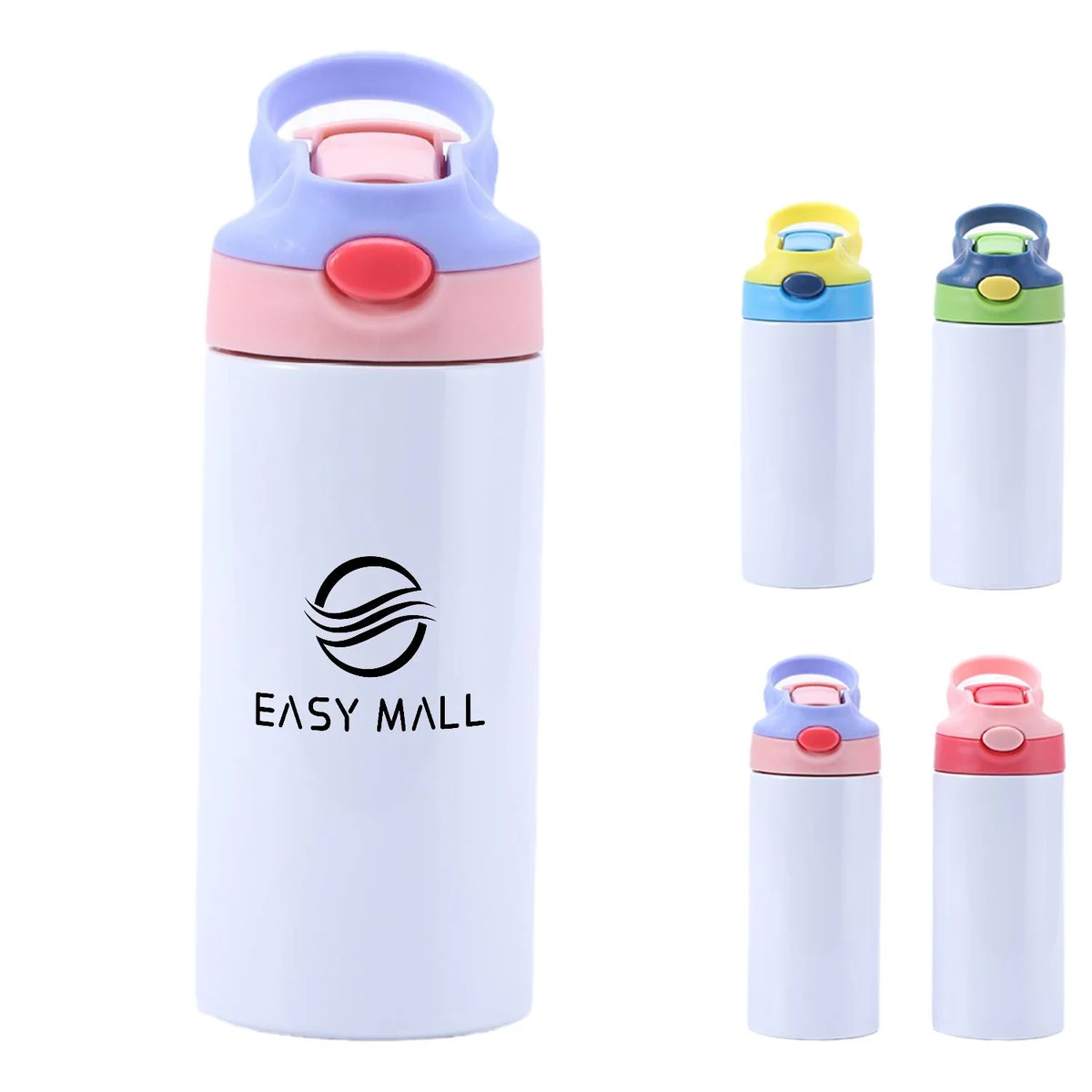 12oz Kid Sippy Stainless Steel Insulated Water Bottle 1