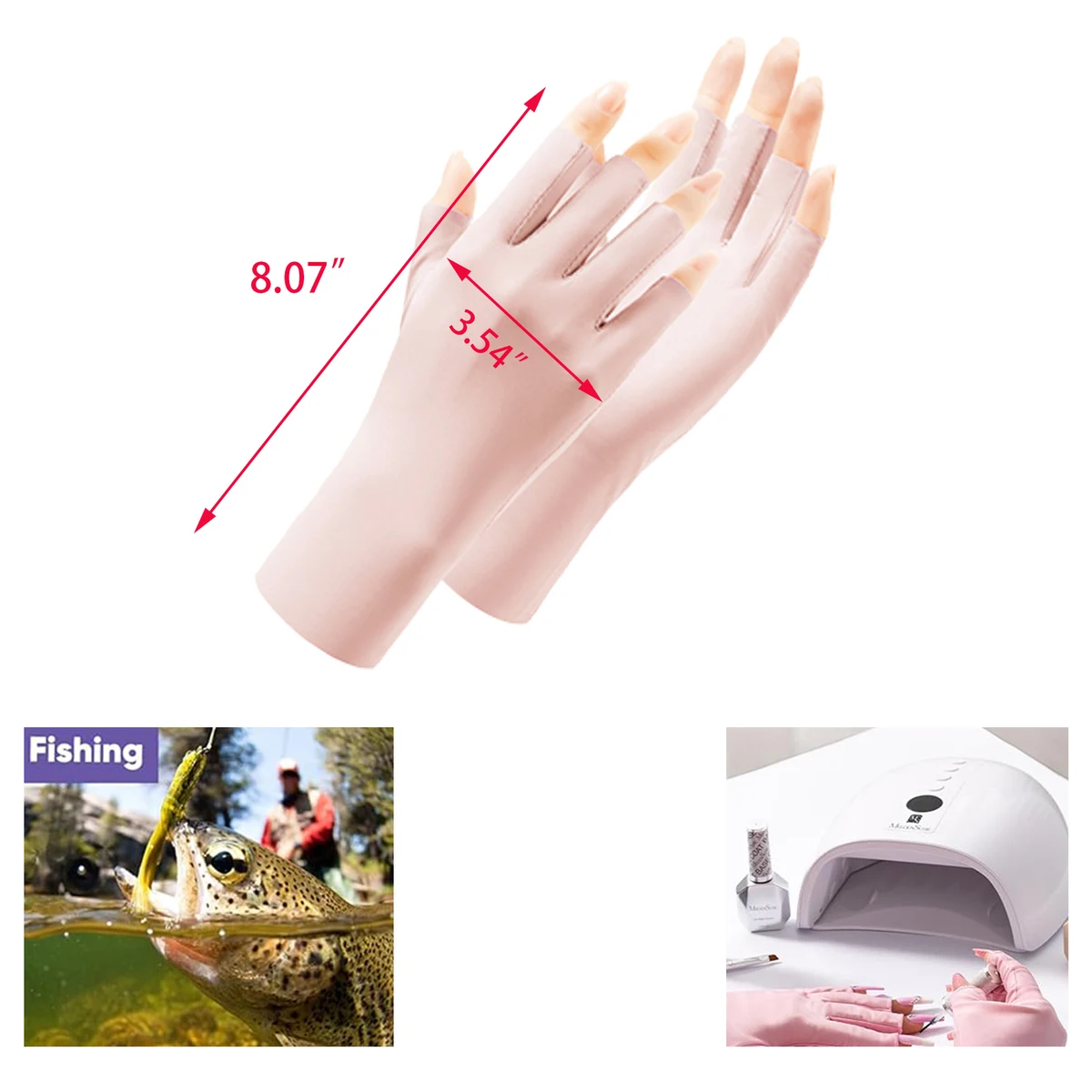 Cool Feeling Fabric Glove MOQ 50 1