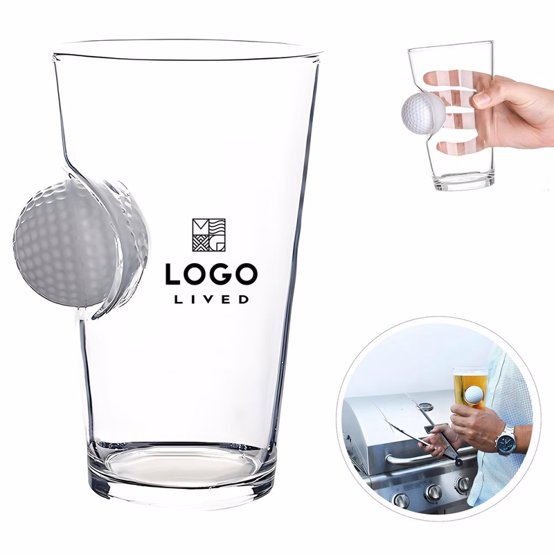 Creative Novel Golf Ball Glass Beer Mug Cup