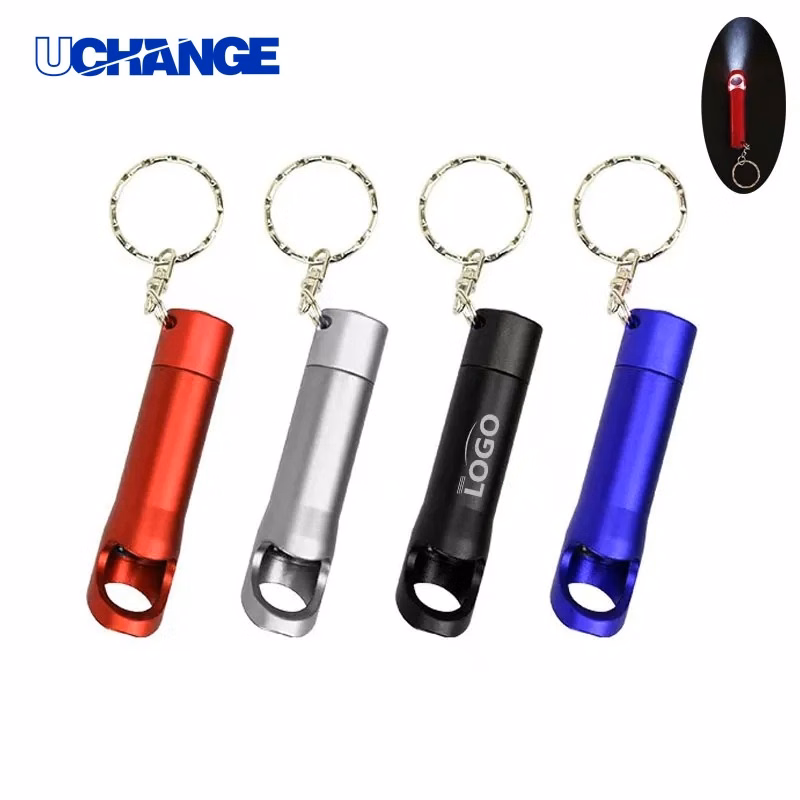 Aluminum LED Flashlight with Bottle Opener Tool