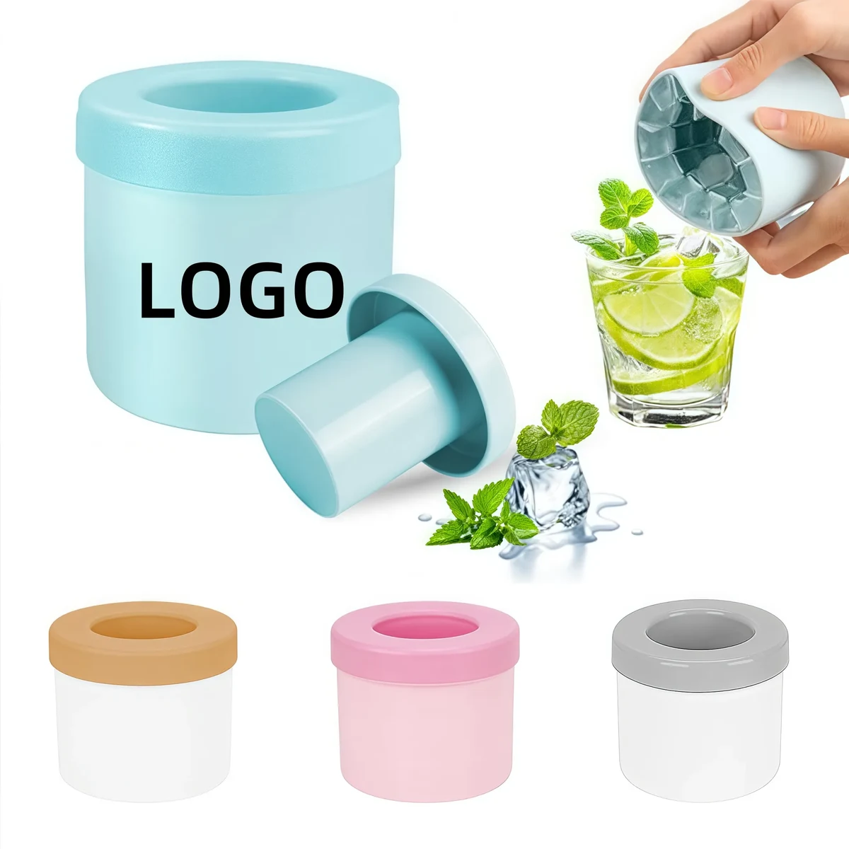 MOQ Silicone Ice Cube Tray Easy Release Mold For Home 1