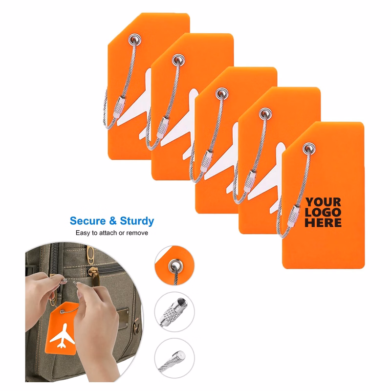 Silicone Travel ID Identification Labels