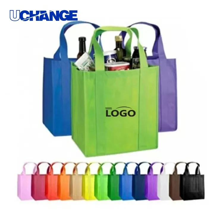 Multi-Color Non-Woven Grocery Tote Bag 1