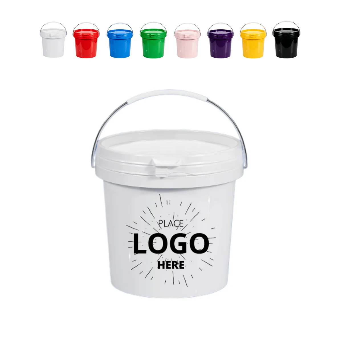 Mini Plastic Bucket With Lid 1