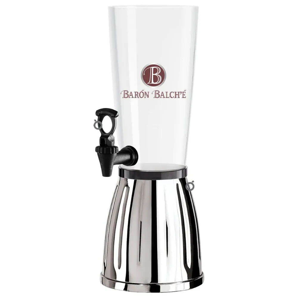2.8L Beverage Dispenser with Spigot & Ice Tube 1