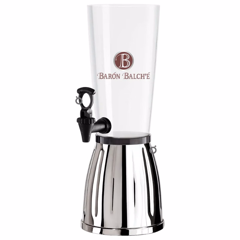 2.8L Beverage Dispenser with Spigot & Ice Tube