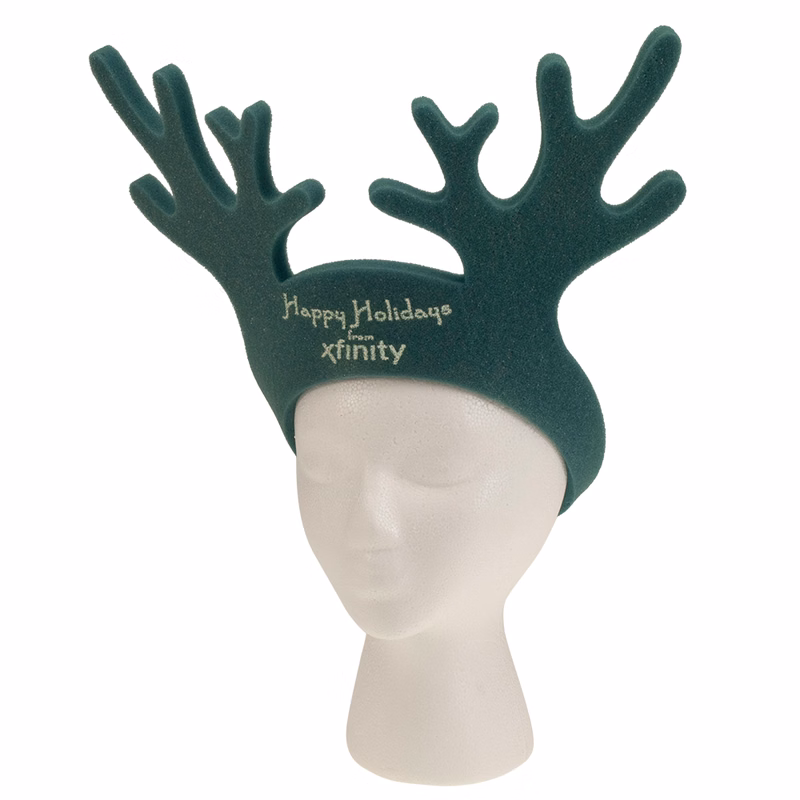 15" Foam Reindeer Antlers Visor