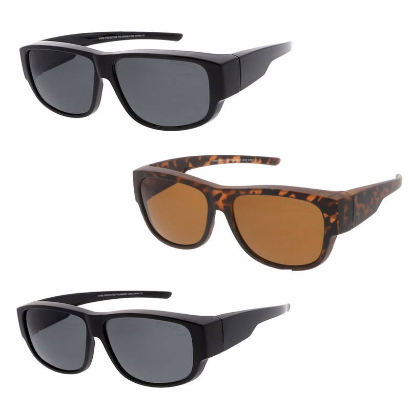 Preferred Casual Large Fit Over Polarized Sunglasses