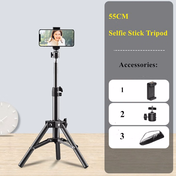 55cm Selfie Desktop Bracket  1 position mobile phone holder