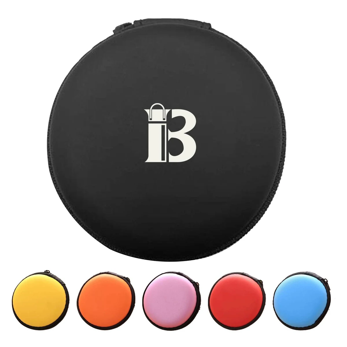 PU Leather Round Ear Bud Case 1