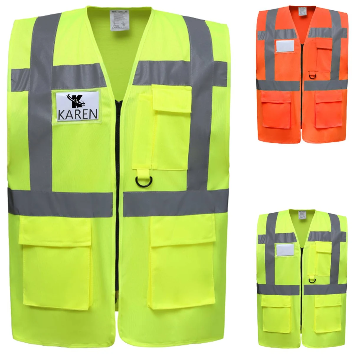 High-Visibility Multi-Pocket Safety Vest 1