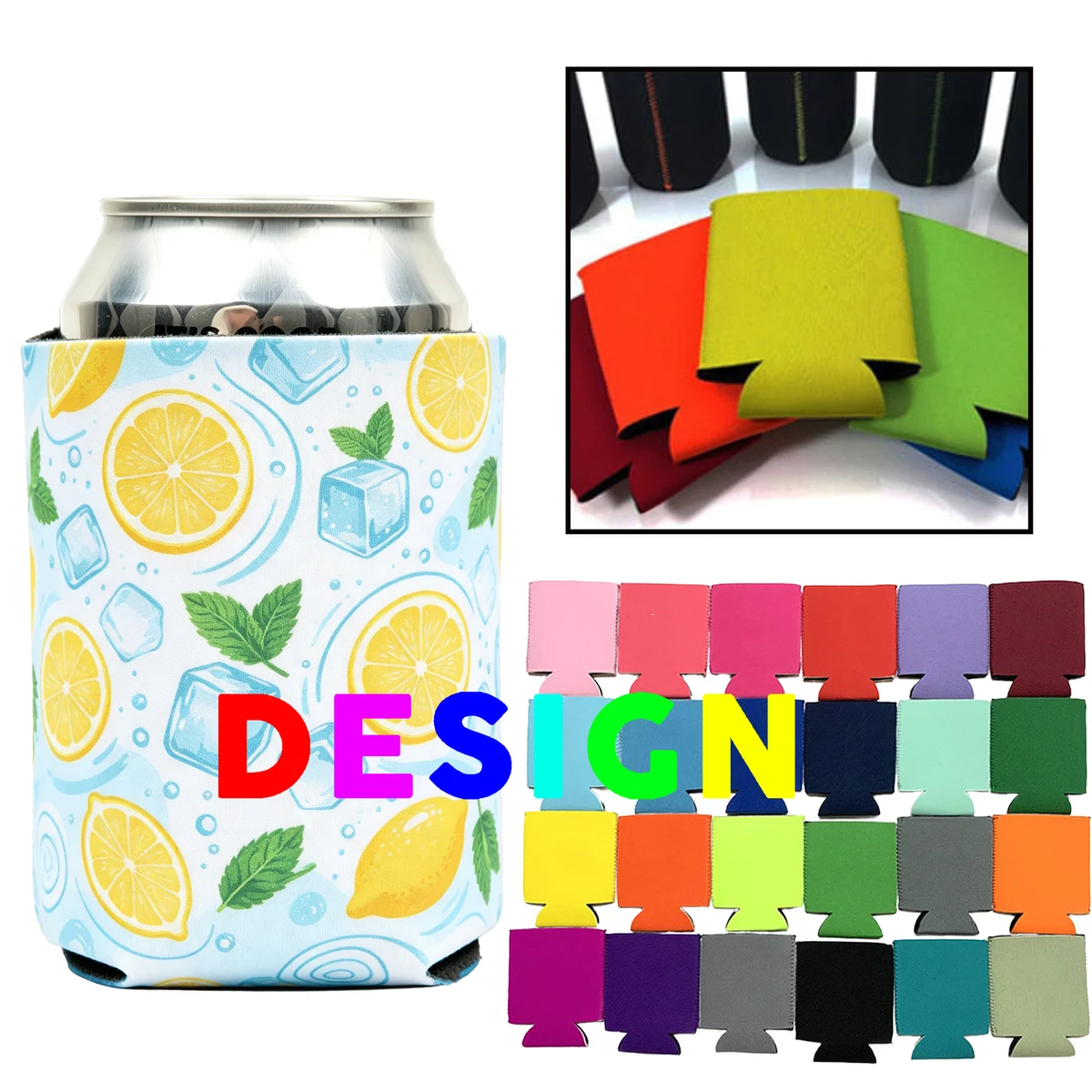 Full-Color Neoprene Beverage Can Holder 1