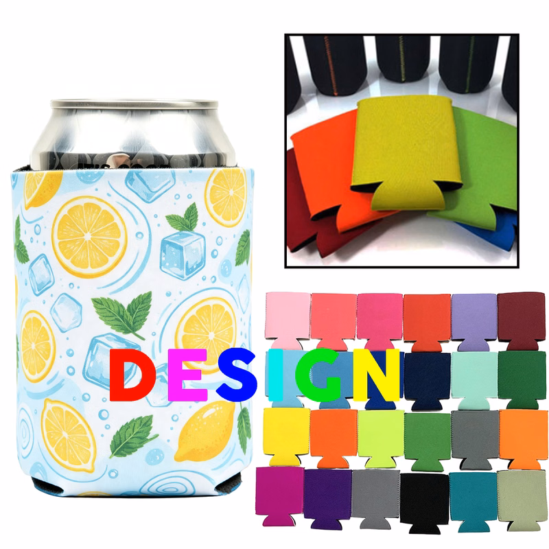 Full-Color Neoprene Beverage Can Holder