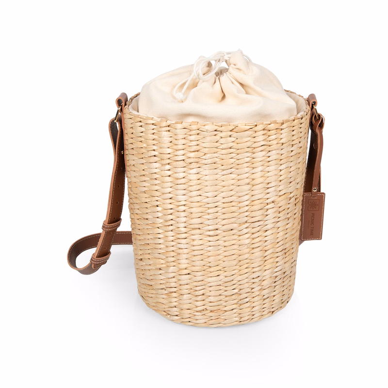 Palermo Rush Insulated Bucket Tote with Leather Straps