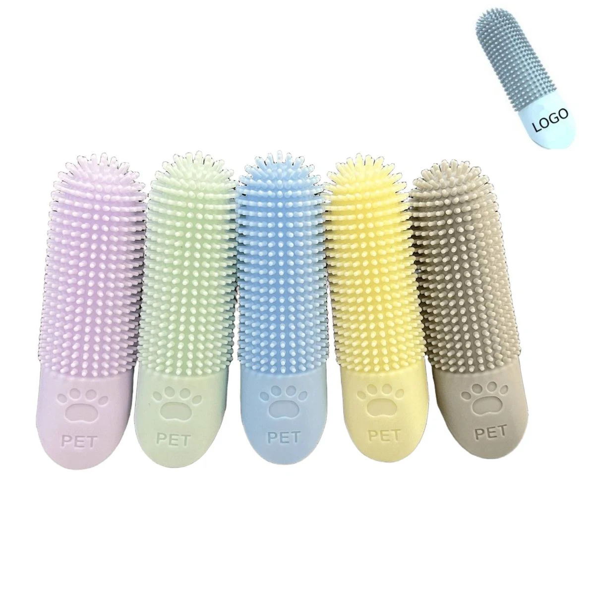 Food Grade Silicone Oral Cleaning Toothbrush 1